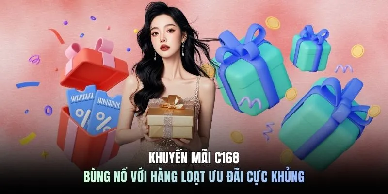 Khuyến mãi C168 bùng nổ với hàng loạt ưu đãi cực khủng