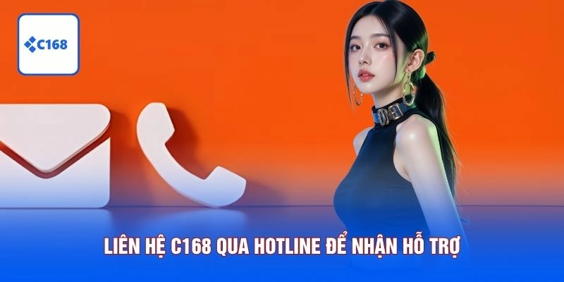 Liên hệ C168 qua hotline để nhận hỗ trợ